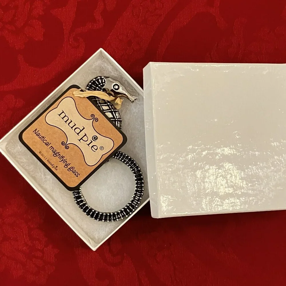 NWT✨Seahorse Magnifying Glass by Mud Pie